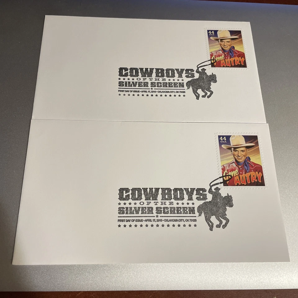 April 17, 2010 - Cowboys of The Silver Screen First Day Cover (44c) - Lot of 8 - Image 4 of 4