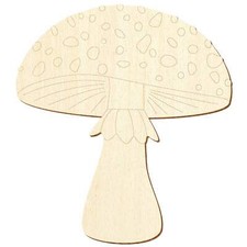 Holz Fliegenpilz - Deko Basteln 5-50 cm