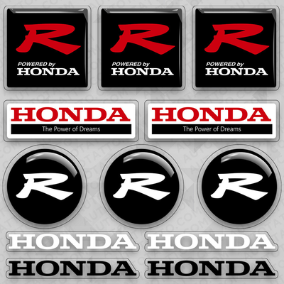 #ad Honda The Power of Dreams Sport R Medal Car Logo Sticker Vinyl 3D Decal Decorate $8.99