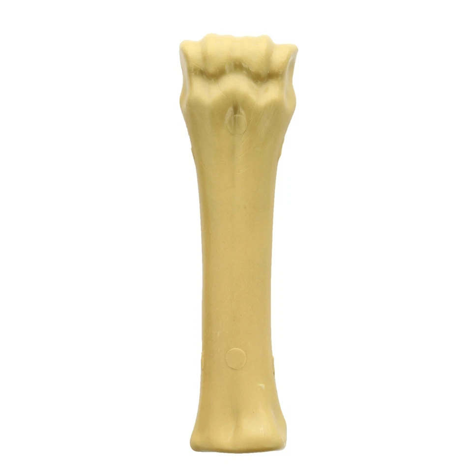 Juguete duro para masticar plástico resistente grande hueso de perro Nylabone, paquete de 2 Foto 3 de 3