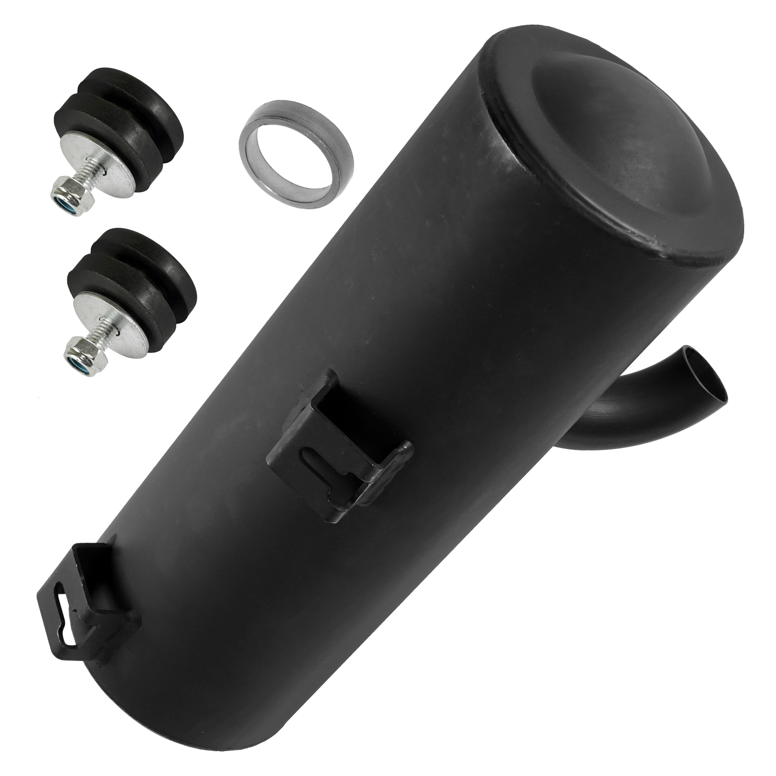 Caltric Exhaust Muffler & Donut For Polaris Worker 335 & 500 (1999) - Bolt-On Replacement-1305244