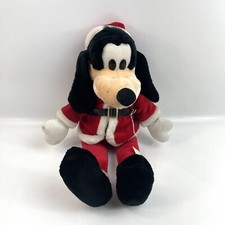 Disney Exclusive Goofy Santa Claus Christmas Plush Stuffed Toy Collectible
