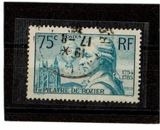 FRANCE 1936 - PILATRE DE ROZIER - Michel No. 318 - Stamped