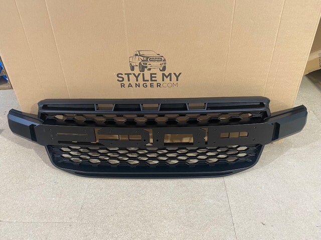 Protezione Cofano Per Ford Ranger 2023-2024 T9 - In ABS Nero Opaco, Anti-Graffi E Insetti