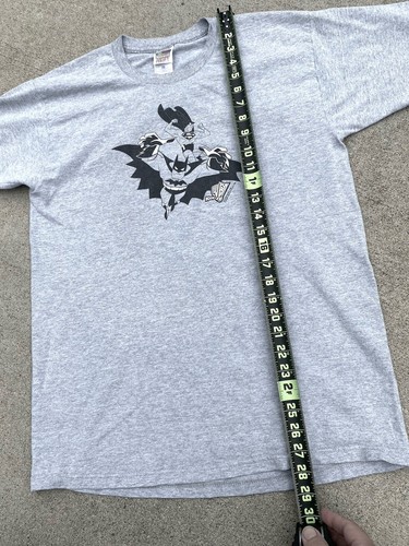 Vintage 1998 DC Batman Superman Zeichentrickserie Shirt Erwachsene L - WB Kinder Bruce Timm - Bild 7 von 11
