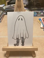 ACEO Original Mixed Media Painting Art Card ATC #217