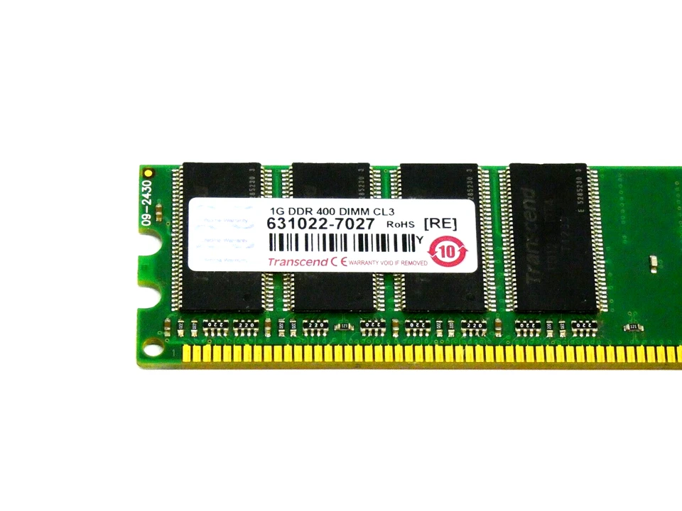 Trandscent  1GB DDR1 CL3 DDR-400MHz Computer Memory  Non-ECC - Image 2 of 2