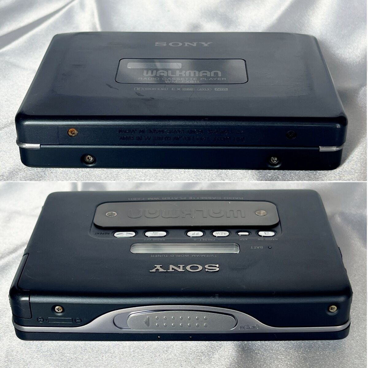 SONY WM-FX811 1995 Walkman Black Radio Cassette Player Made SONY WM-FX811 1995 Walkman Black Radio Cassette Player Made