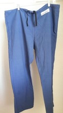 Reversable Scrub Pants Size L W42x29.5" Back Pockets Navy Blue Pre-owned