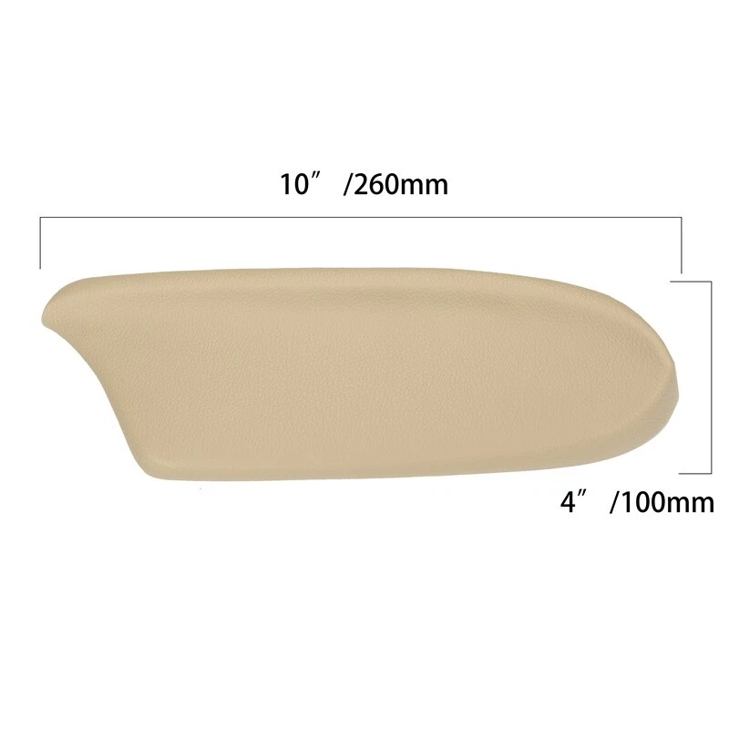 Paneles de puerta de cuero del lado derecho del coche reposabrazos cubierta embellecedor para Honda Accord 2008-2012 Foto 2 de 4