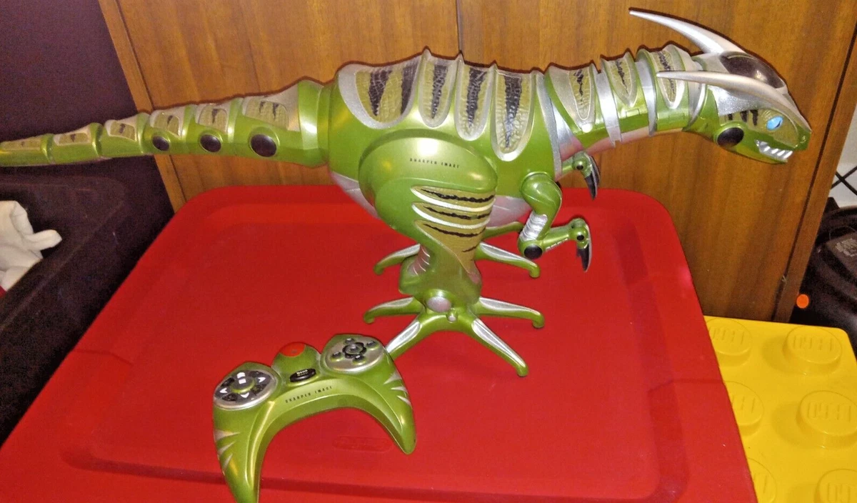XL Green ROBORAPTOR DINOSAUR Interactive 30