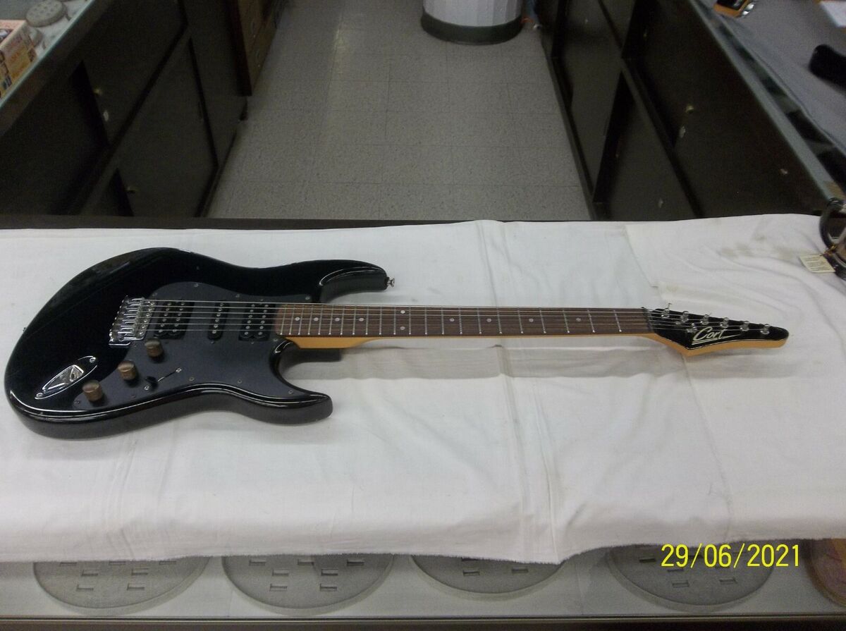 RARE VINTAGE CORT ELECTRIC GUITAR - BLACK | eBay RARE VINTAGE CORT ELECTRIC GUITAR - BLACK | eBay