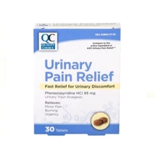 Quality Choice Urinary Pain Relief 30 Tablets Compare To Azo