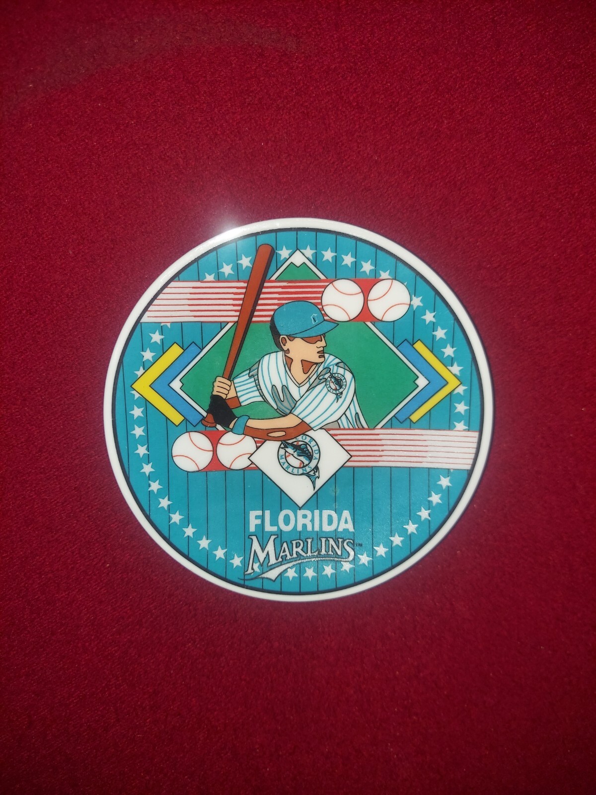 Rare Vintage Florida Marlins 1993 Mini Plate Collectible Sports Impressions 4" eBay