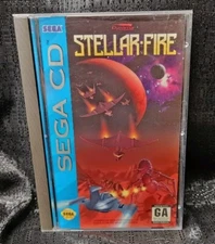Stellar-Fire 1993 Sega CD *Writing On Manual Registration Card 