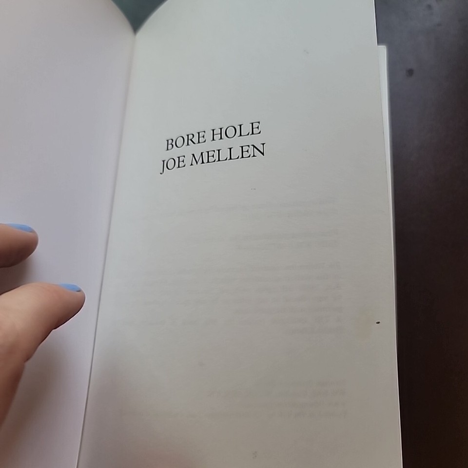 Bore Hole Joe Mellen Strange Attractor Press 2015 Trepanation