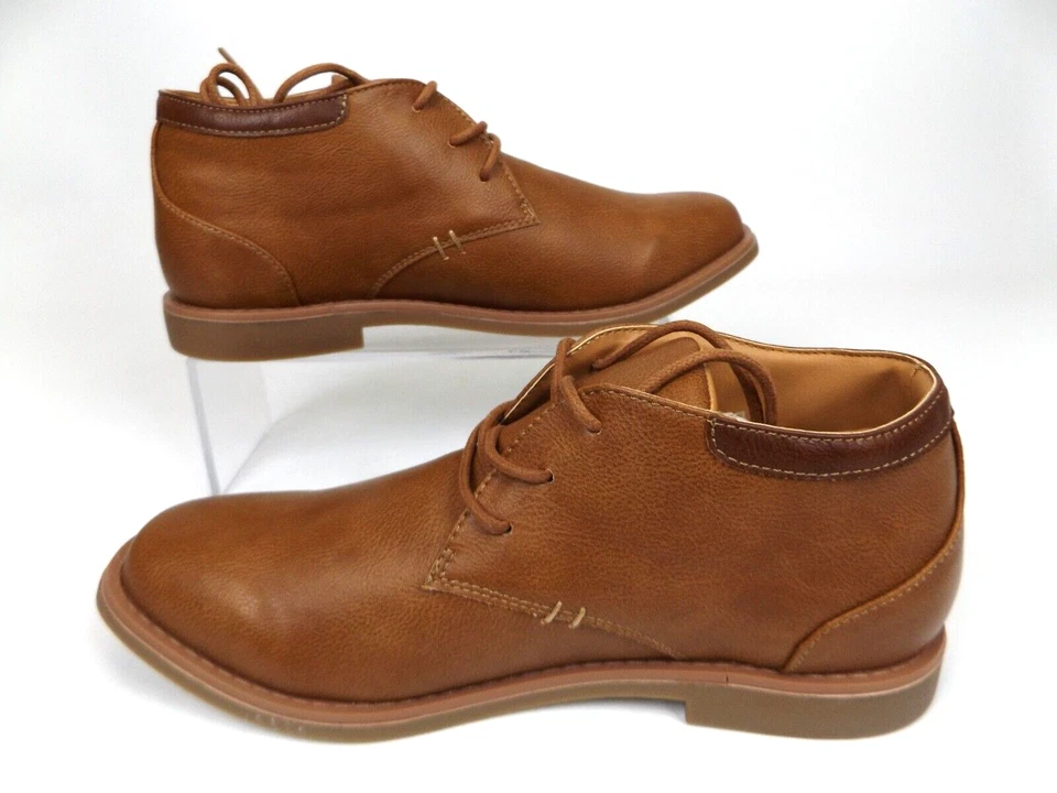 Kenneth Cole Reaction Chukka Mid Zapatos Jóvenes Niños Talla 4.0 Y, Coñac, NUEVOS, 1957 Foto 4 de 4