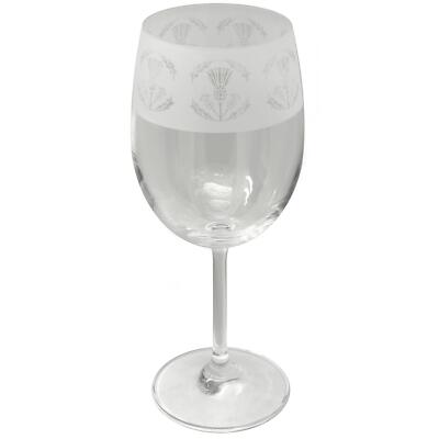 Graviertes Weinglas Distel Pflanzen Muster Trinkglas Bargeschirr Animo Glas