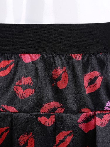 DE Herren Satin Rock Unterwäsche Nachtwäsche Spitzenbesatz Minirock Schlafanzug - Bild 18 von 65