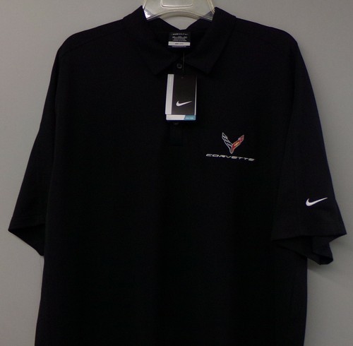 C8 Chevrolet Corvette Mens Nike Golf Embroidered Polo XS-4XL, LT-4XLT New - Picture 4 of 35