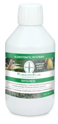 PLANKTONPLUS AQUARISTIK PlanktonPlus Phyto-Fresh Süßwasserplankton für Filtrierer Muscheln Garnelen