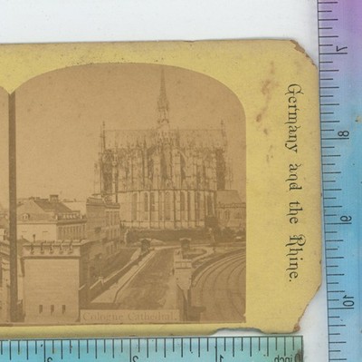 Cologne Cathedral Germany Stereoview
