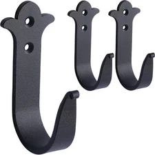 Coat Hooks Wall Hooks, Decorative Wall Mounted Hooks Heavy Duty Rustic Metal ...