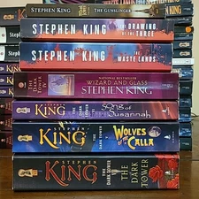 The Dark Tower Stephen King Series Set 1-7 Gunslinger Fantasy PB Books Wolves VG