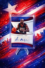 2017-18 Panini Immaculate Collection- Immaculate Ink Aaron McKie #II-AMK Red /25