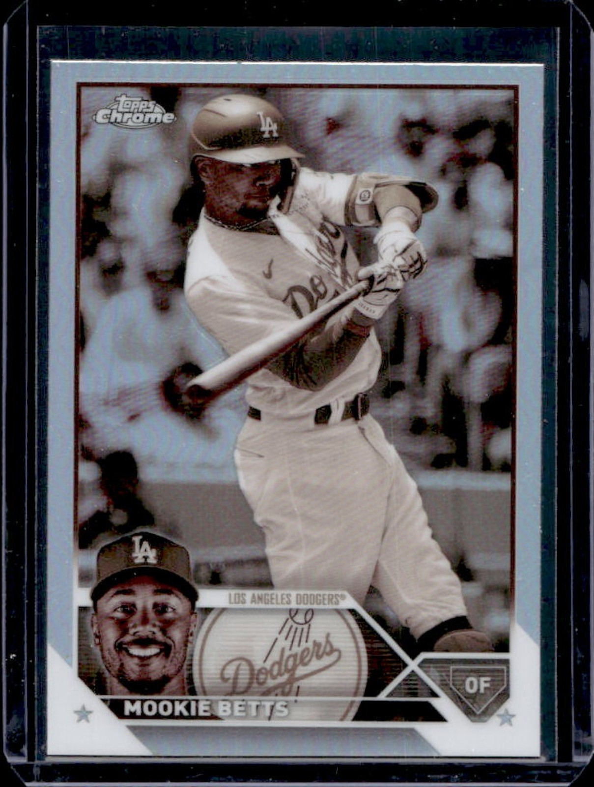 2023 Topps Chrome Mookie Betts Sepia Refractor #150 Dodgers
