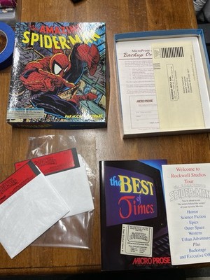 Amazing Spider-Man Paragon Software 1990 Marvel PC Game Vintage