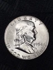 1954 p Franklin Half Dollar  UNC FBL