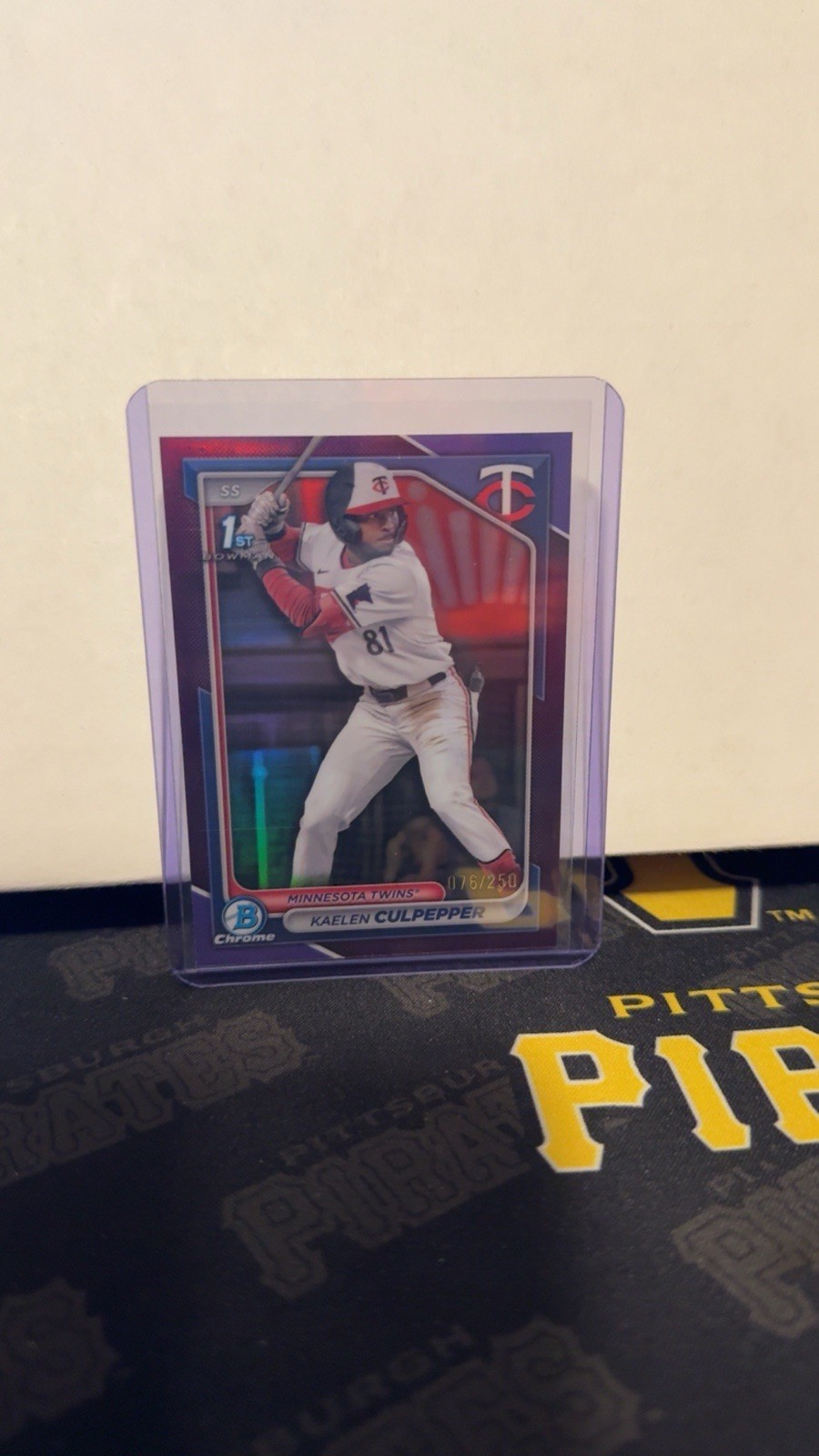 2024 Bowman Draft Chrome Kaelen Culpepper 1st Purple /250 - #BDC-98