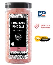 Himalayan Salt - Coarse Grain, 20 Oz, Himalayan Pink Salt, Pure Rock Salt for ..