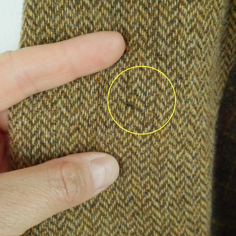 Vintage Size 6 Blazer Wool Tweed Patchwork 80s Old Money Academia Preppy 90s - Image 4 of 4