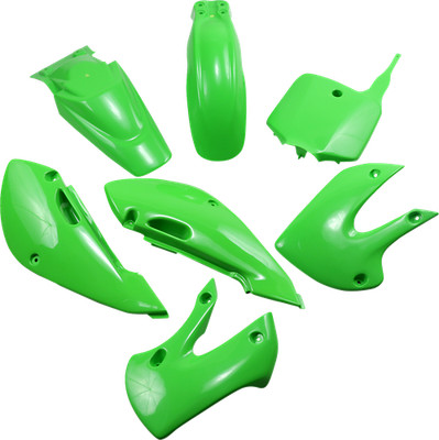 UFO Replacement Body Kit OEM Green Kawasaki KLX 2002-2009