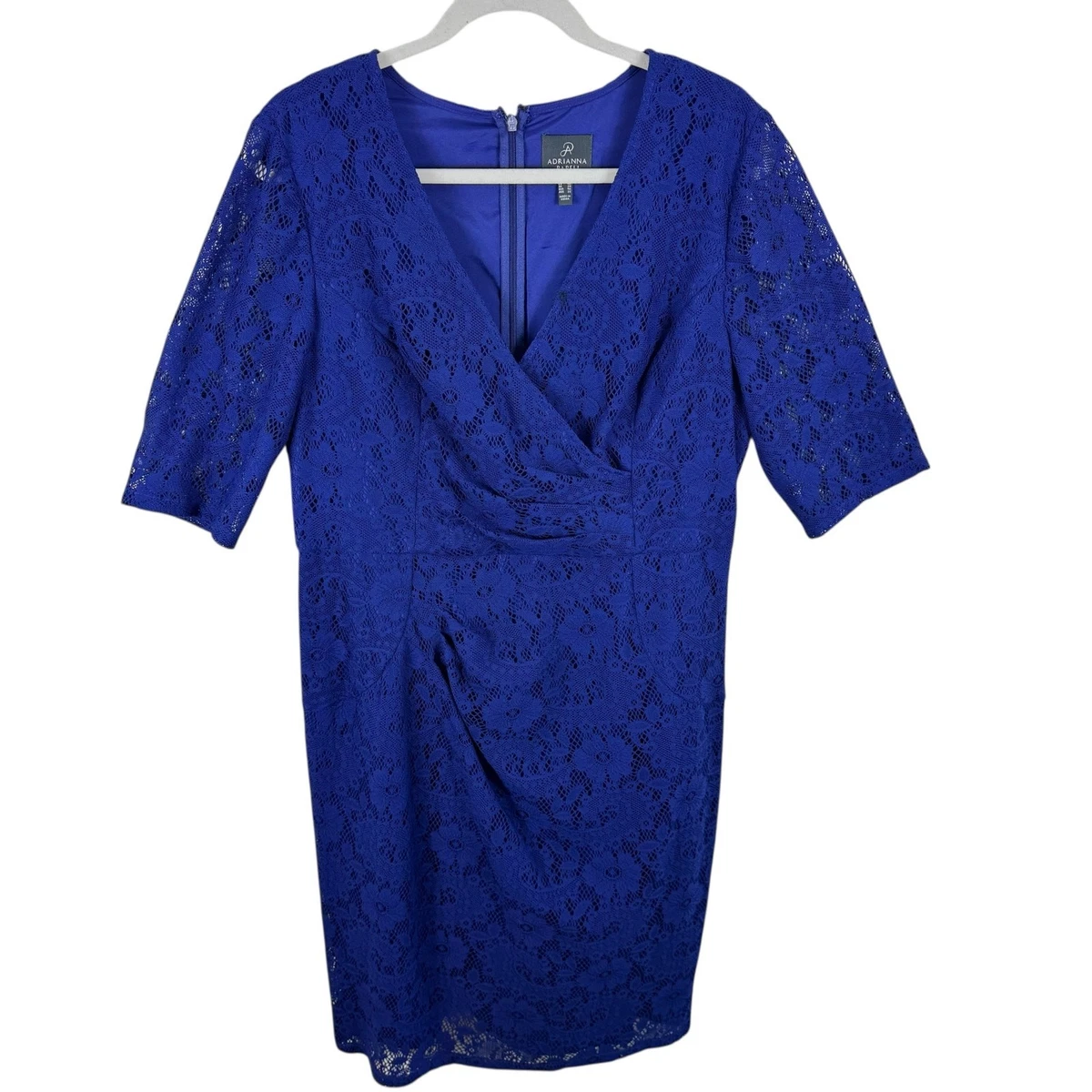 white christmas dresses Adrianna Papell Three Quarter Bell Sleeve Sheath Midi Dress main image 1