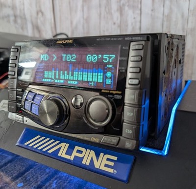 Alpine MDA-W933J 2DIN Car Audio MD CD Receiver DSP Ai-NET Tested