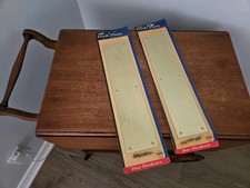Pair Of Ives Solid Brass Vintage 80s Push Plate 15 X 3.5 With Screws Hardware