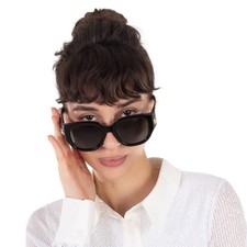 Gucci Grey Square Ladies Sunglasses GG1599SA 001 52 GG1599SA 001 52