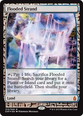 Magic MTG Zendikar Expeditions FOIL Flooded Strand NEAR MINT NM - Picture 1 of 1
