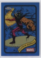 2025 Topps Chrome Marvel Comics Blue Refractor /299 Super-Skrull #11 1l2l