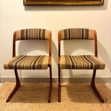 Paire de chaises Baumann modèle Kangourou – années 1950/60 – vintage