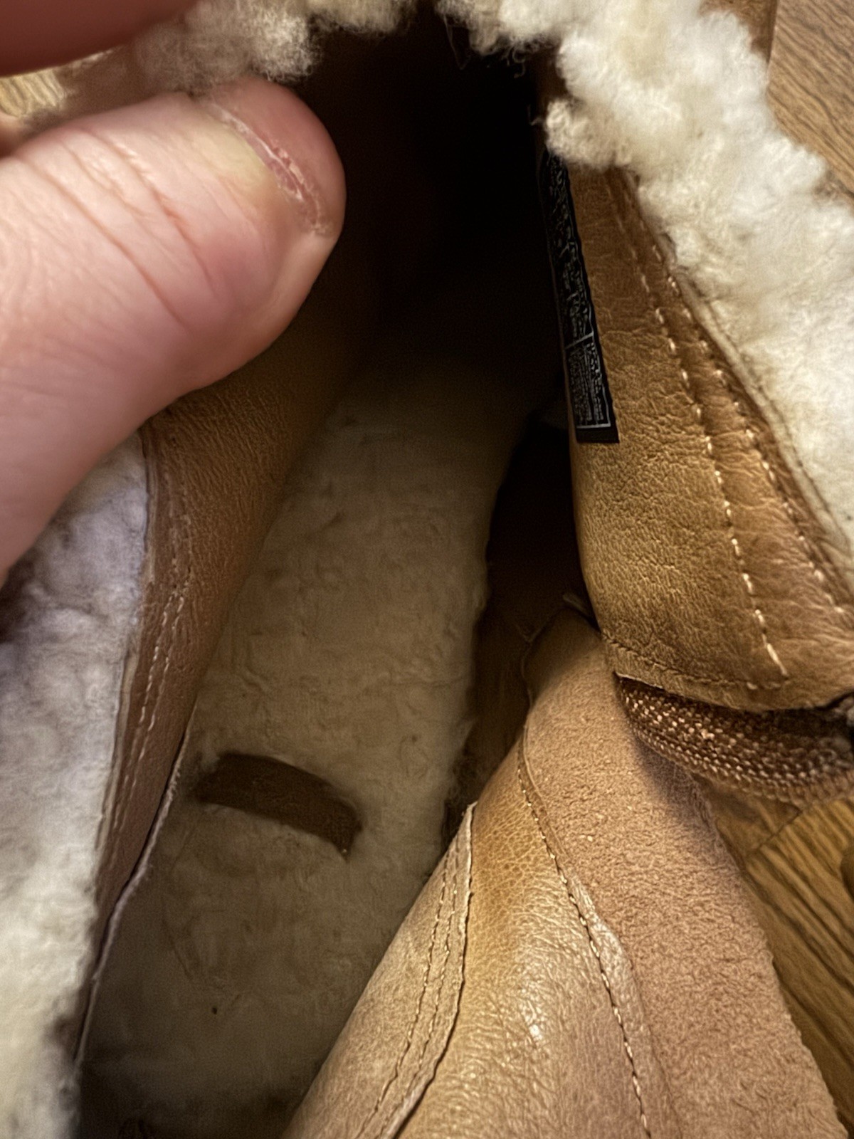 UGG GEORGETTE Ankle Platform Chestnut Nubuck Fur … - image 11