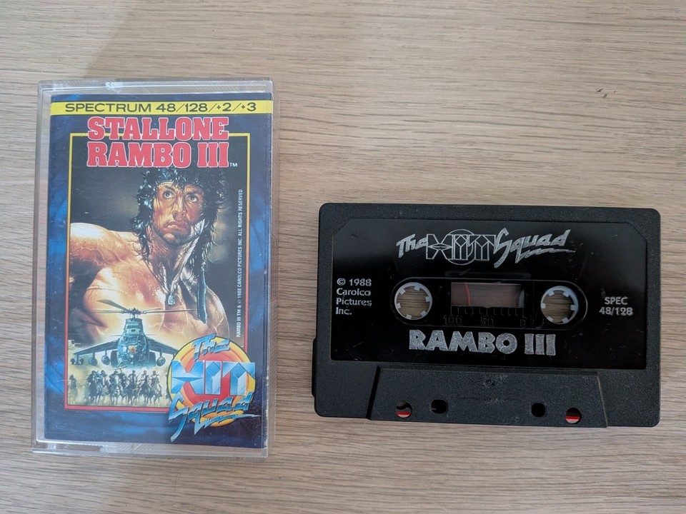 Rambo III 3 - The Hit Squad - Sinclair ZX Spectrum (untested) | eBay UK