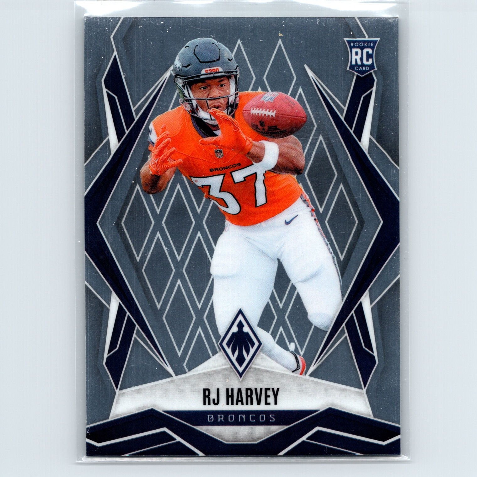 2025 Panini Phoenix RJ Harvey Rookie #176 Denver Broncos
