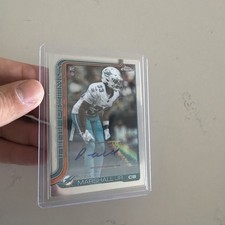 Topps Chrome 2025 Football Jason Marshall Jr. Auto Miami Dolphins