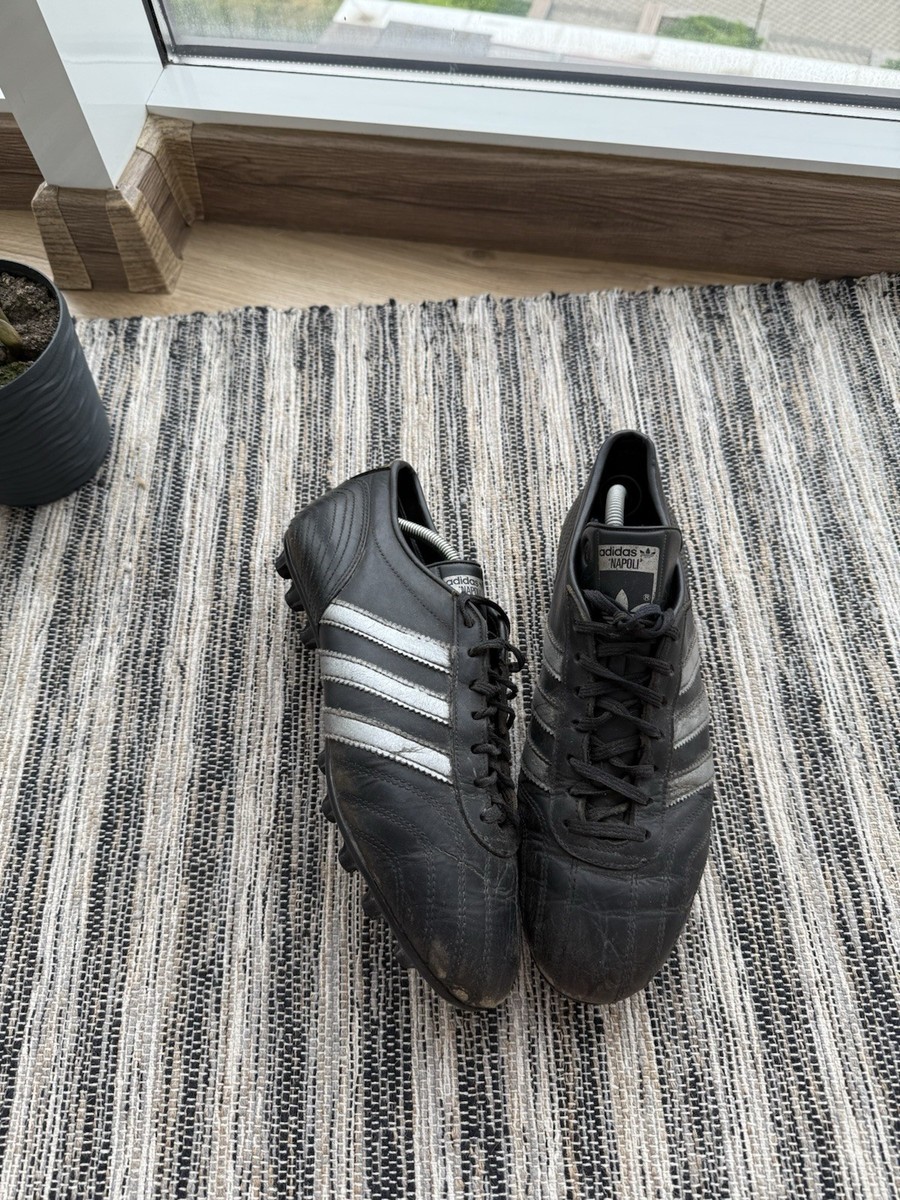 RARE VINTAGE 60-70s ADIDAS NAPOLI BOOTS LEATHER SOCCER BOOTS