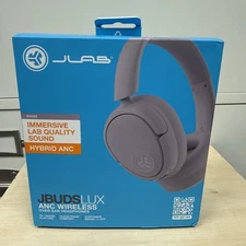 NEW Jlab JBuds Lux Active Noise Canceling Over-ear Bluetooth Headphones In Mauve