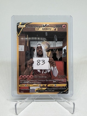 #ad Bam Ado Pokémon Card 83 Points Heat $5.00